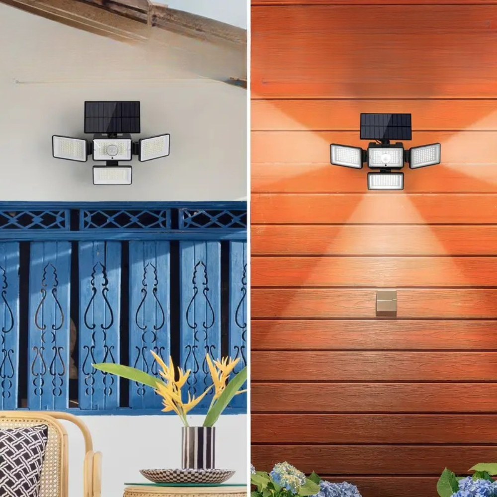 Utomhus Solarbatteri Rörelsesensor Flodljus