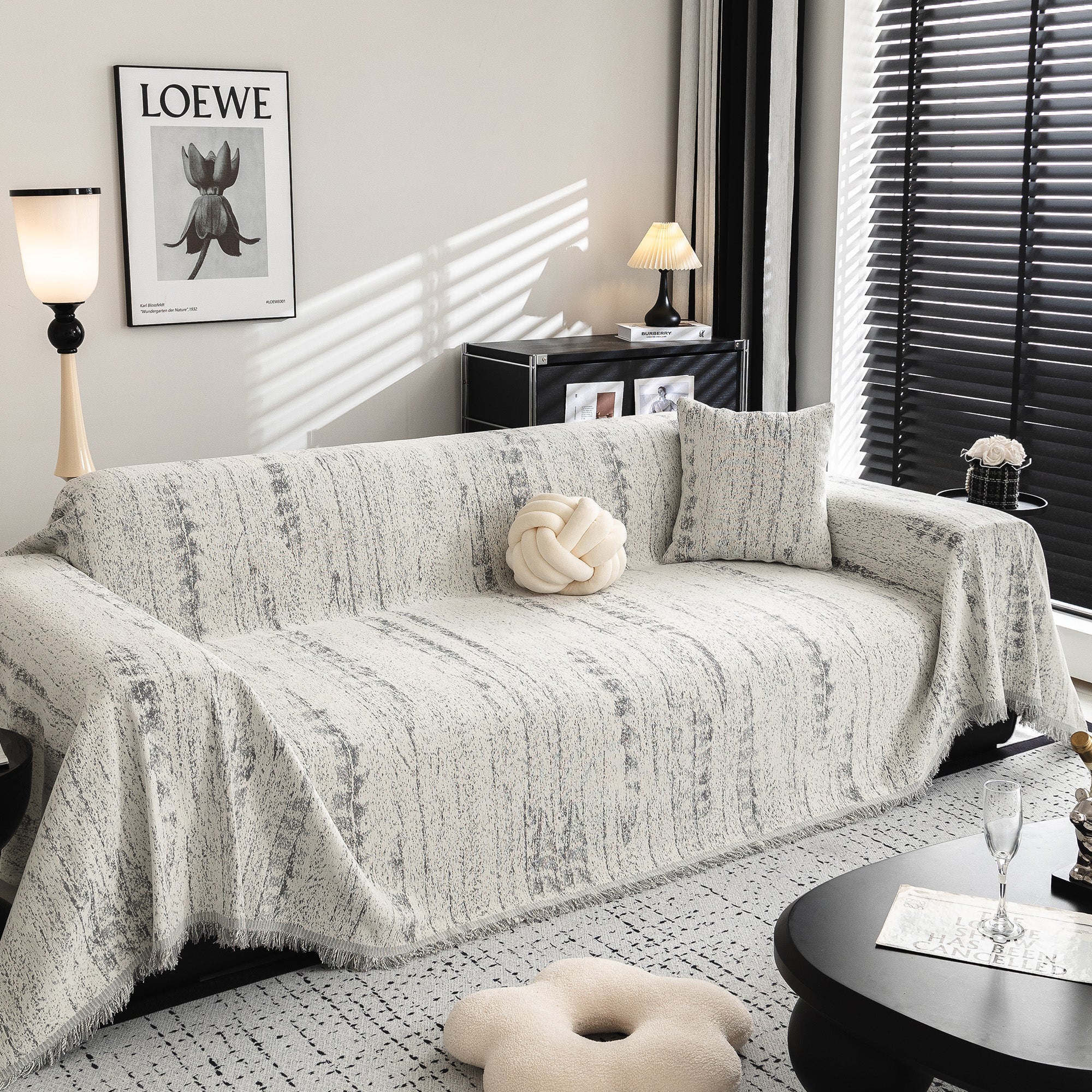 Samtida Canvas Sofföverdrag - Modernt, Stiligt & Hållbart Soffskydd