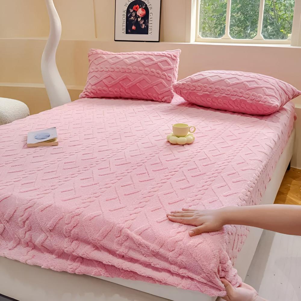 Premium Velvet Sherpa Sängset