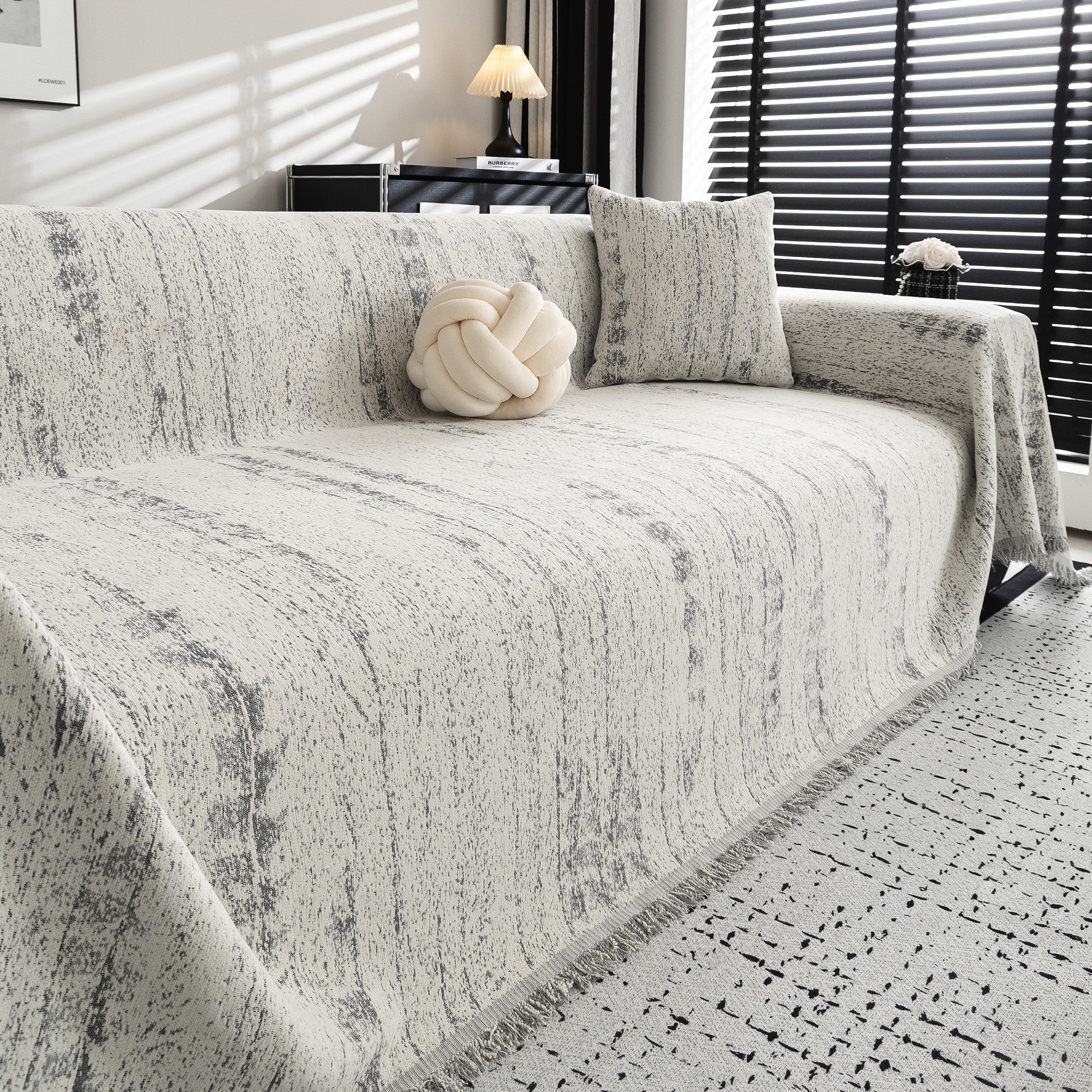 Samtida Canvas Sofföverdrag - Modernt, Stiligt & Hållbart Soffskydd