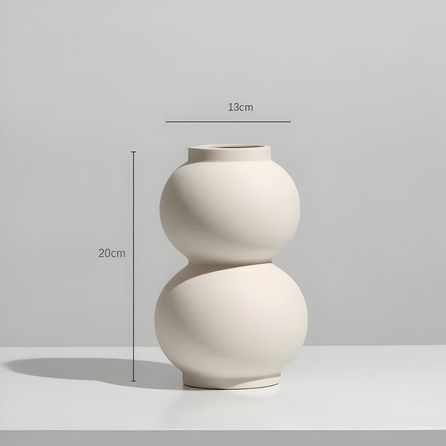 ClayHaven Vase - Modern Keramisk Blomvas