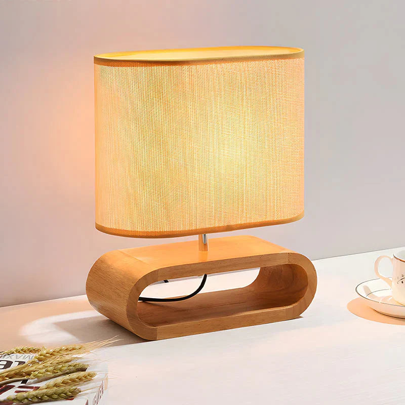 ScandiGlow - Slim sänglampa i trä för en mysig atmosfär