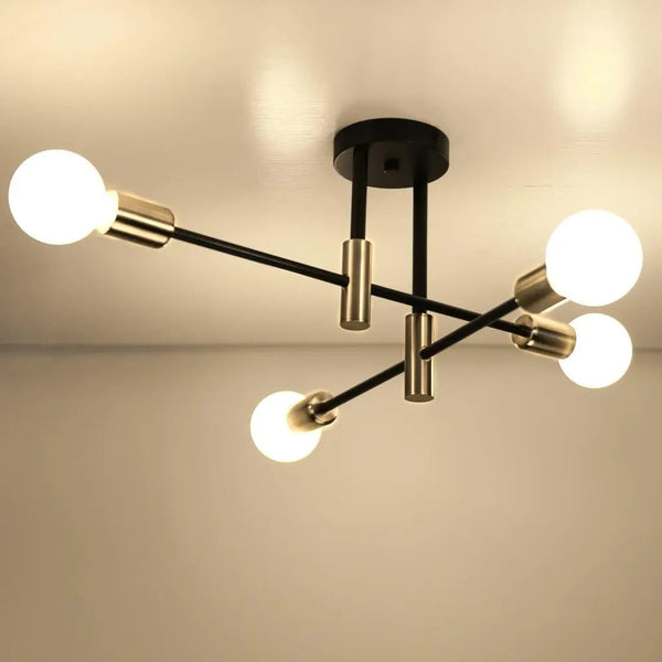 OrbitAura - Elegant taklampa med modern charm och effektfull belysning