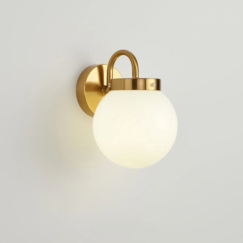 ModernWall - Nordisk LED Vägglampa med Glaslock för Stämningsfull Inomhusbelysning