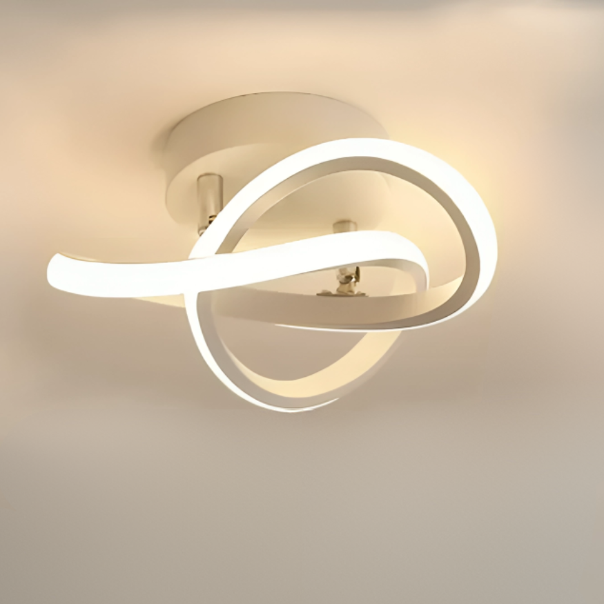 Modern LED Taklampa - 2 Ringar Kreativ Design
