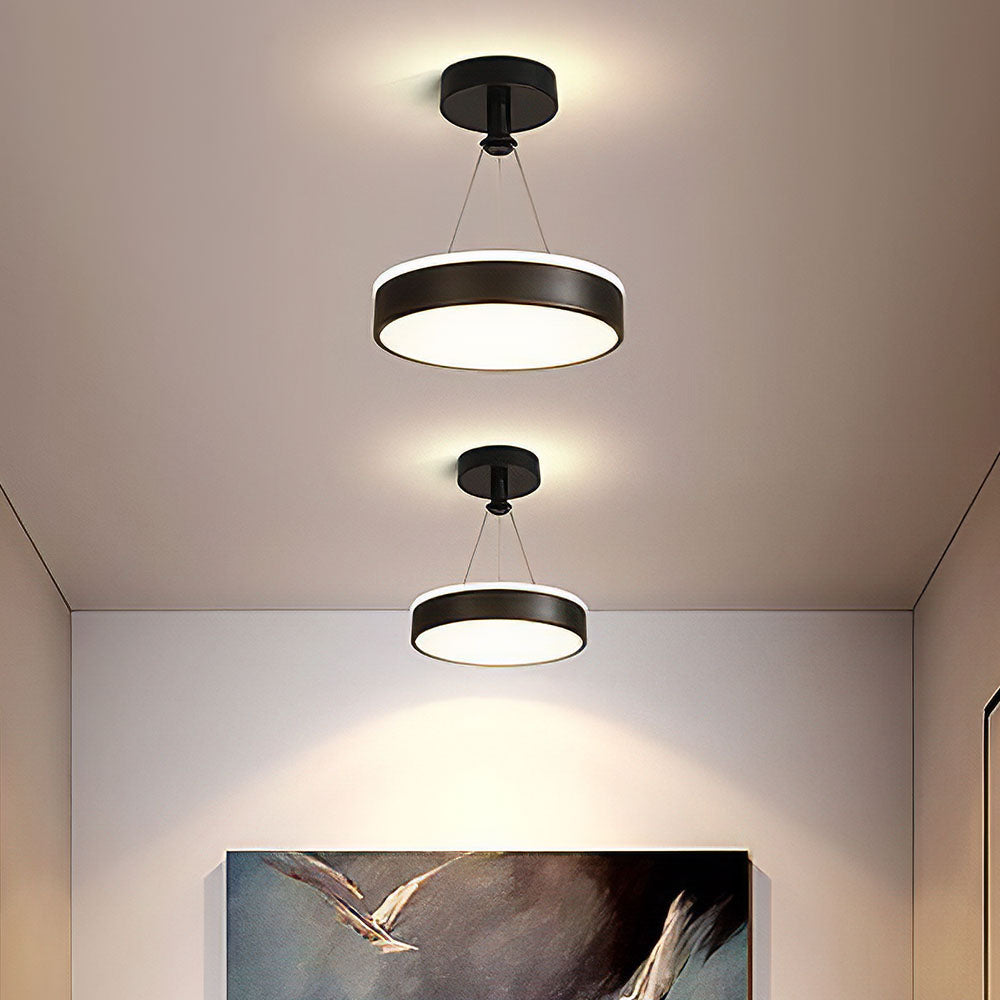 Stylish modern metal LED pendant lamps