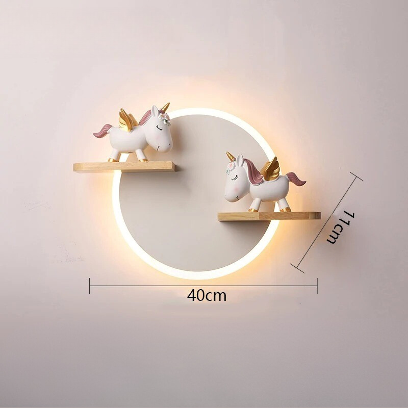 StarryCharm Light - Nordisk Kreativ LED Sänglampa för Barn