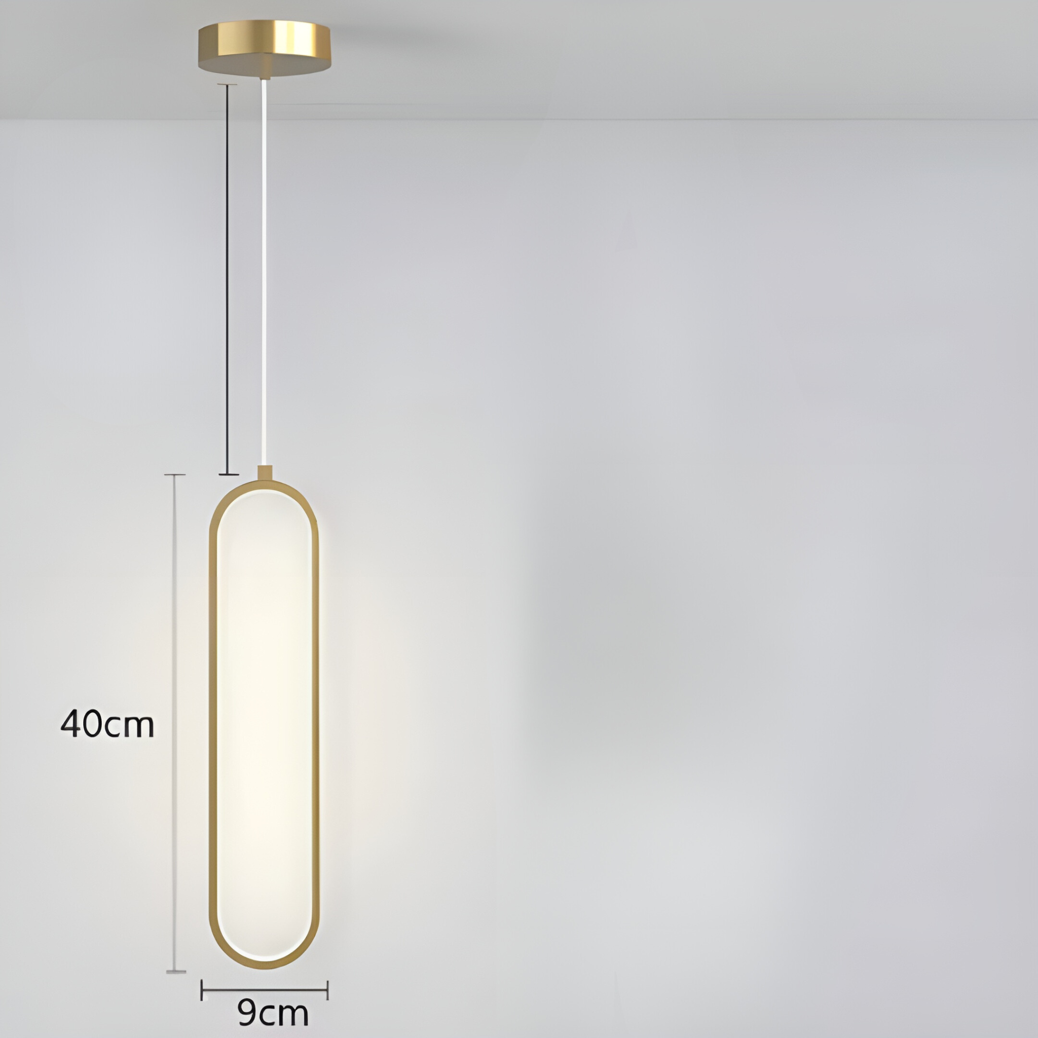 GildedGlow Light - Dekorativ LED-Hänglampa
