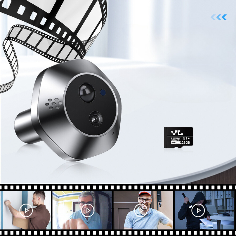 SecureBell – Kompakt trådlös videodörrklocka med tvåvägsljud