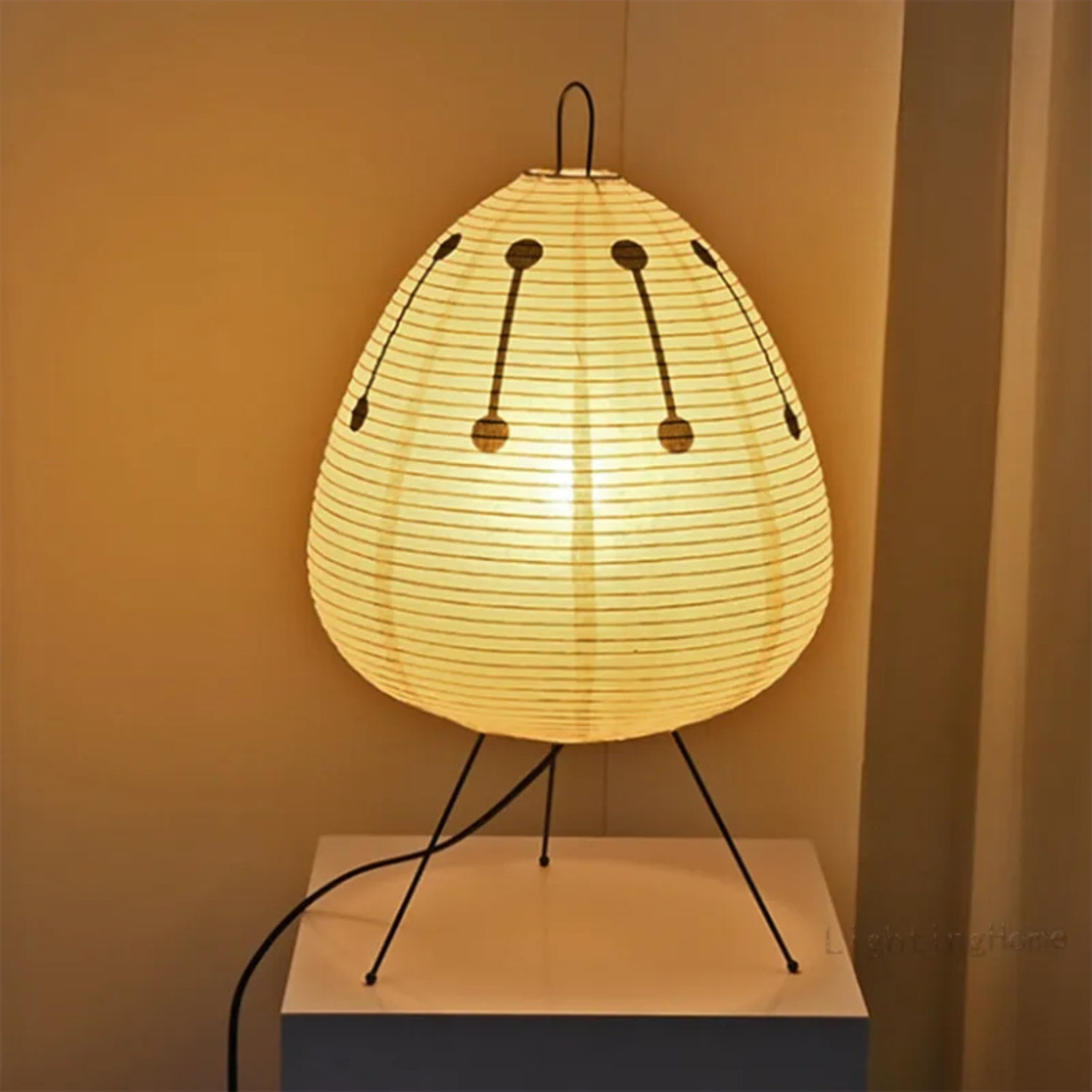 Tirva Hikari | Japansk golvlampa av bambu & rispapper