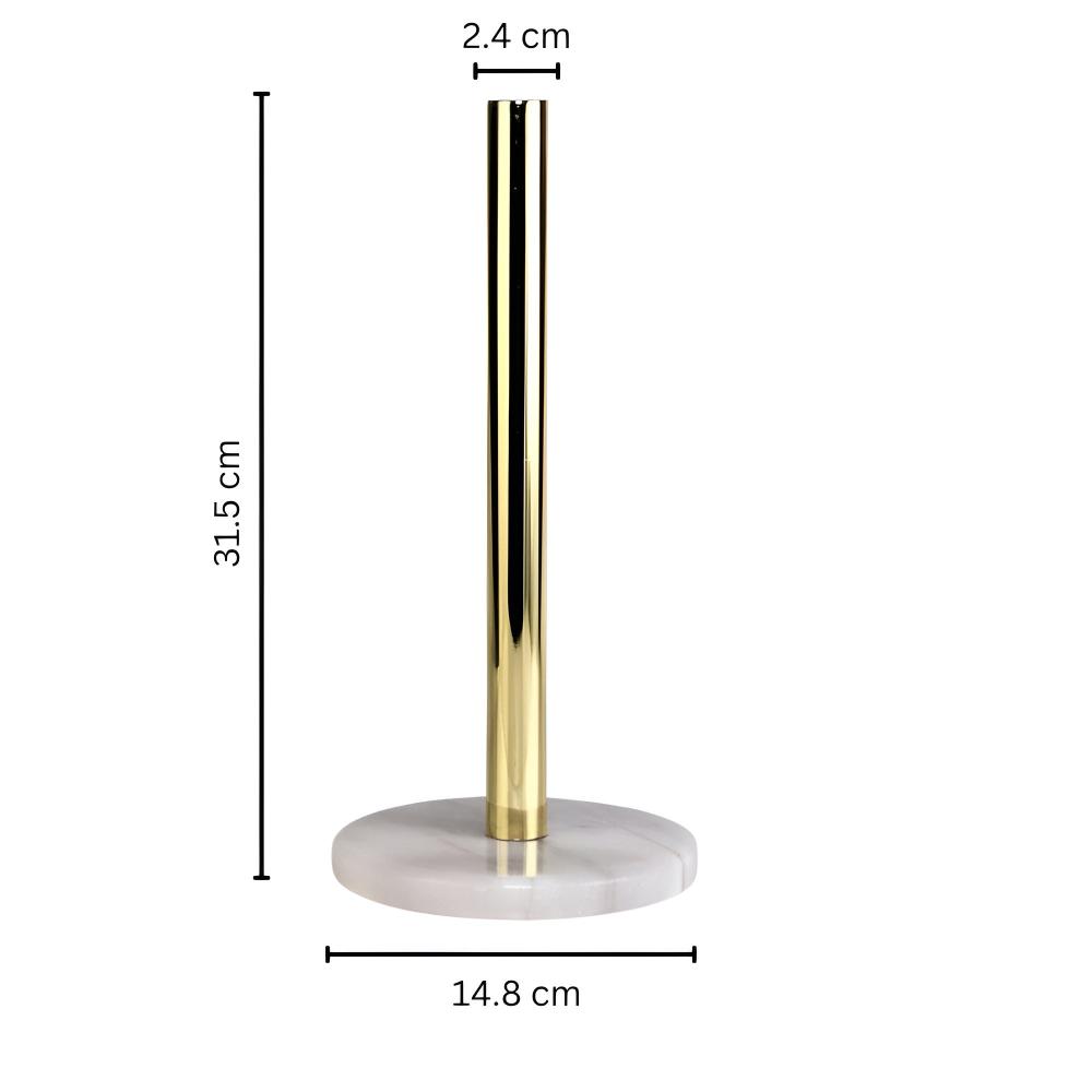 Marmor Bas Pappershanddukshållare