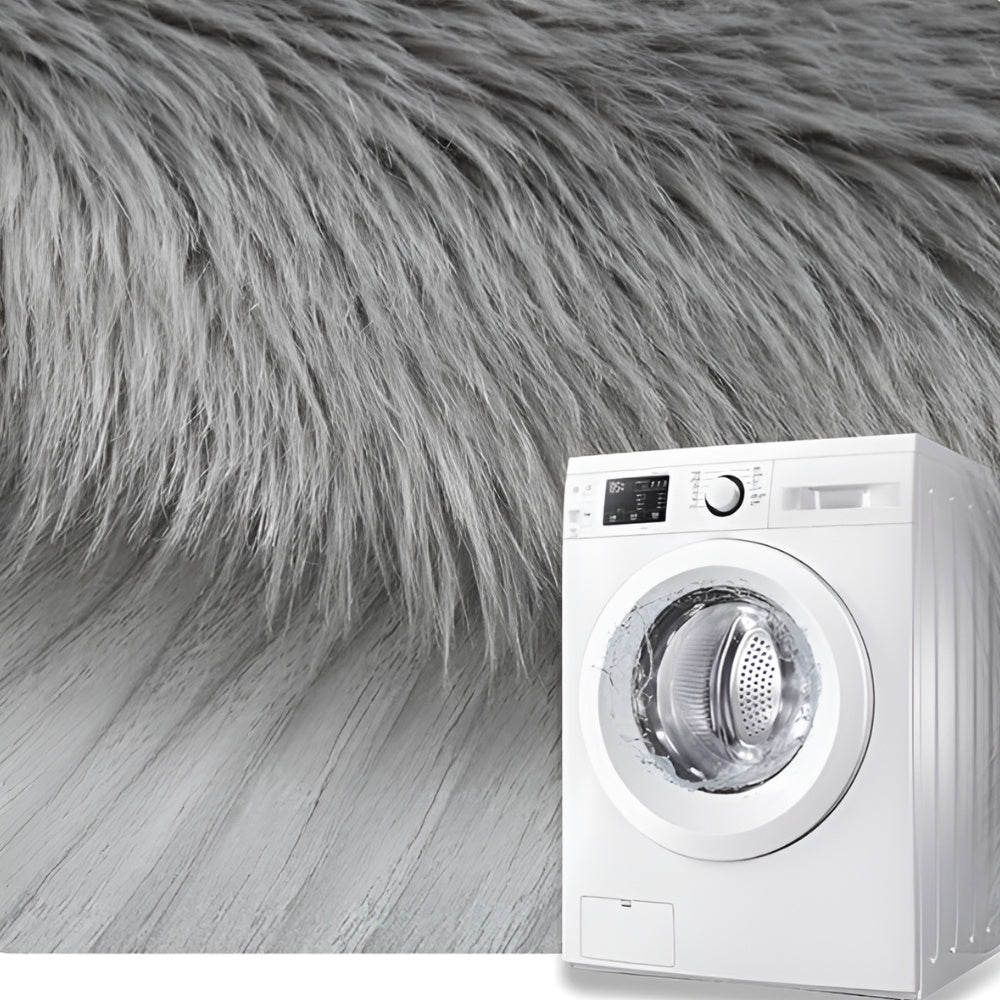 Rund Cloud Mjuk Plysch Matta