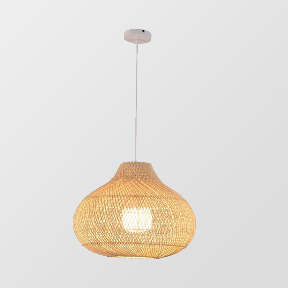 Boho Naturlig Handgjord Ö-lampa