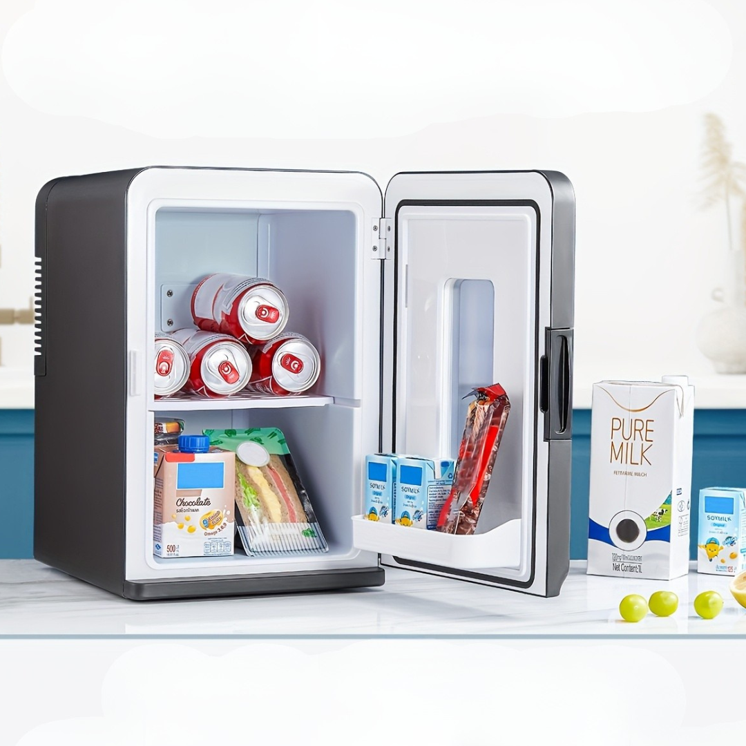 Mini Kylskåp Bärbar Tyst Dryck Kylare 15L