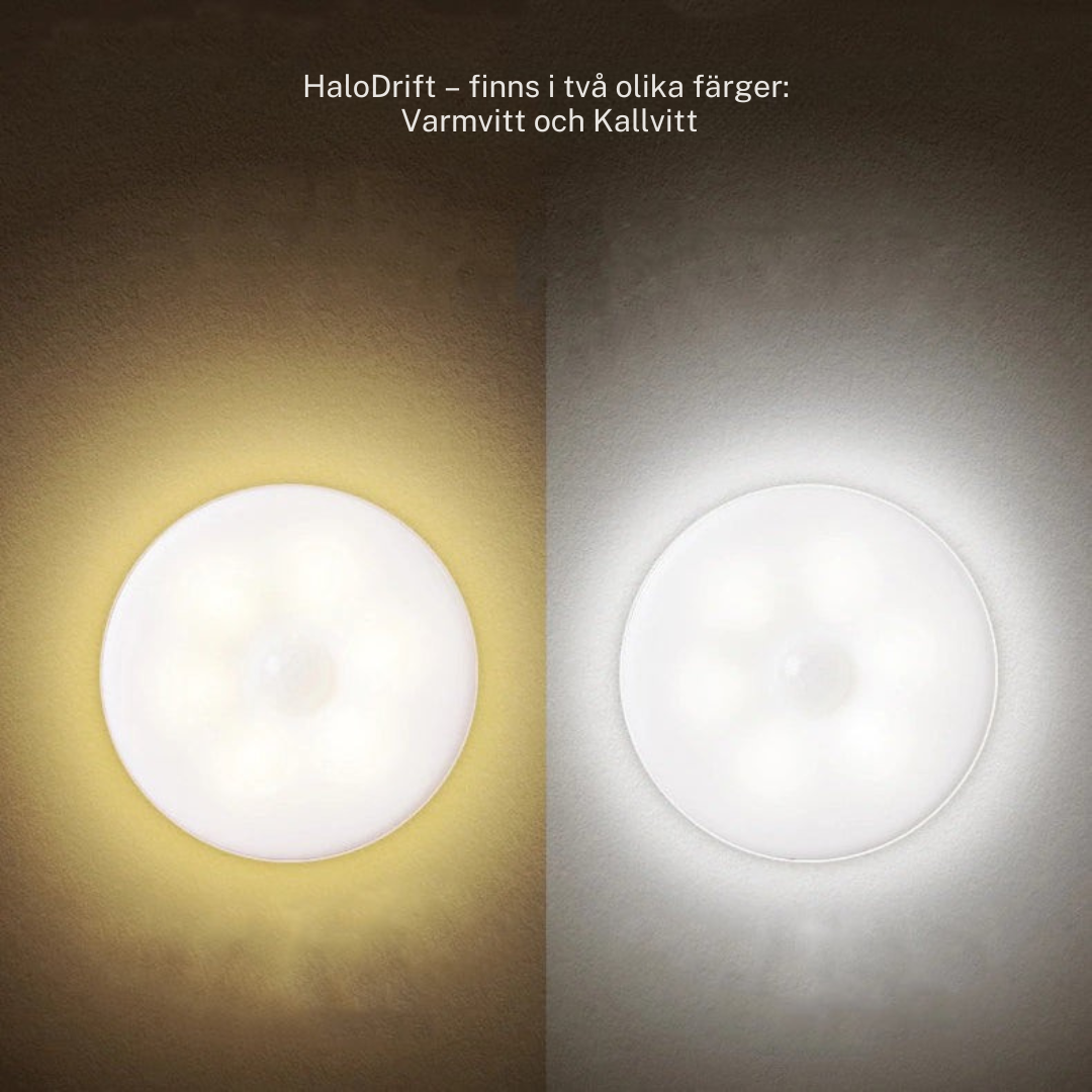 HaloDrift – Rörelselampa med mjukt flöde | 2 stycken