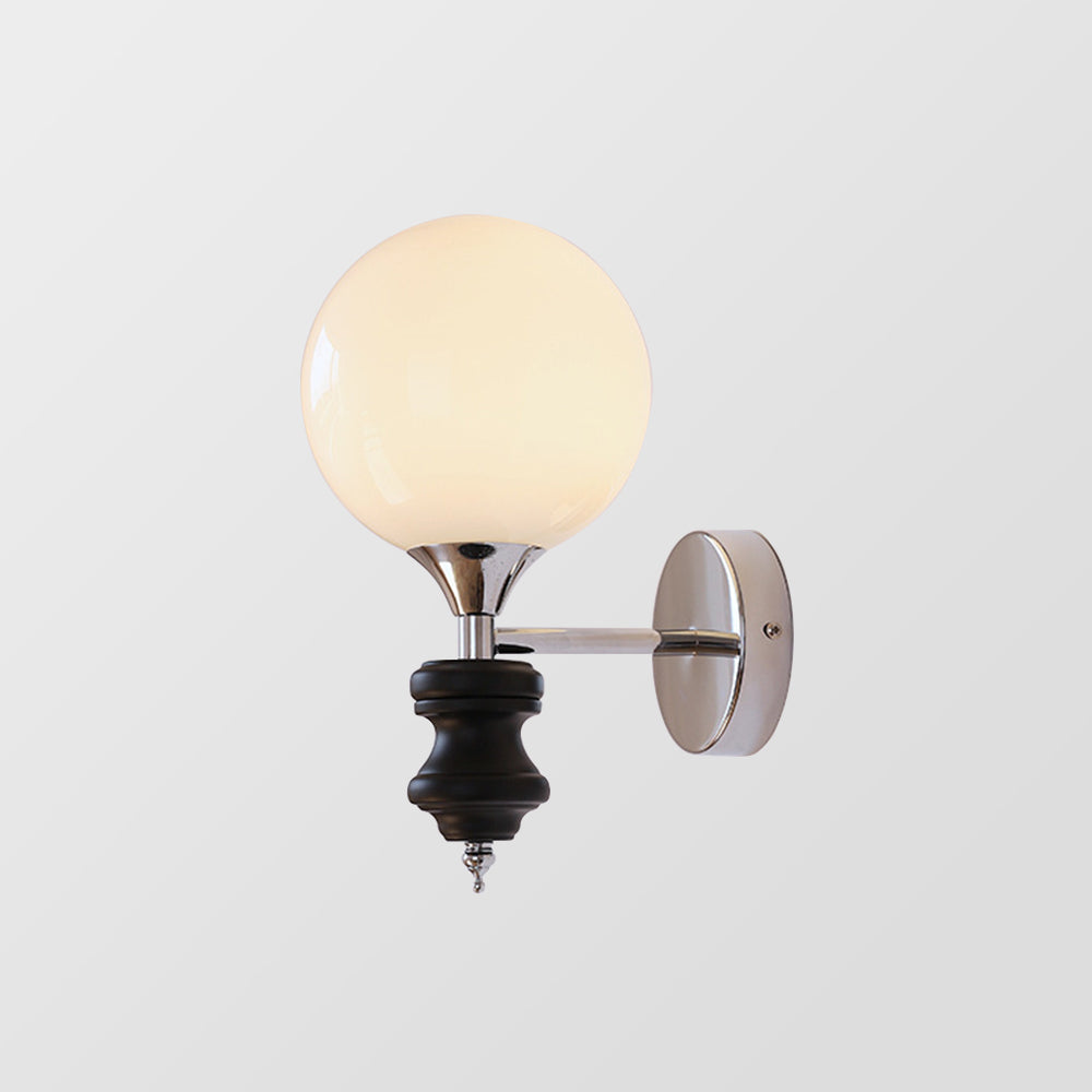 Fransk Medeltida Vintage Bauhaus Vägglampa