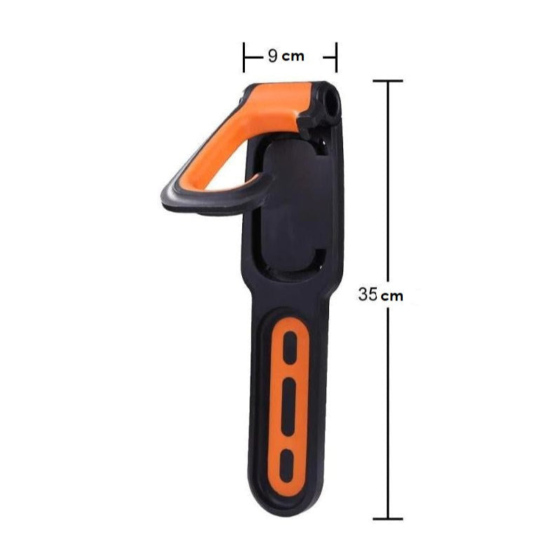 RackPro – Väggmonterad Cykelupphängningskrok med Säkert Grepp och Stöd för Bakhjul