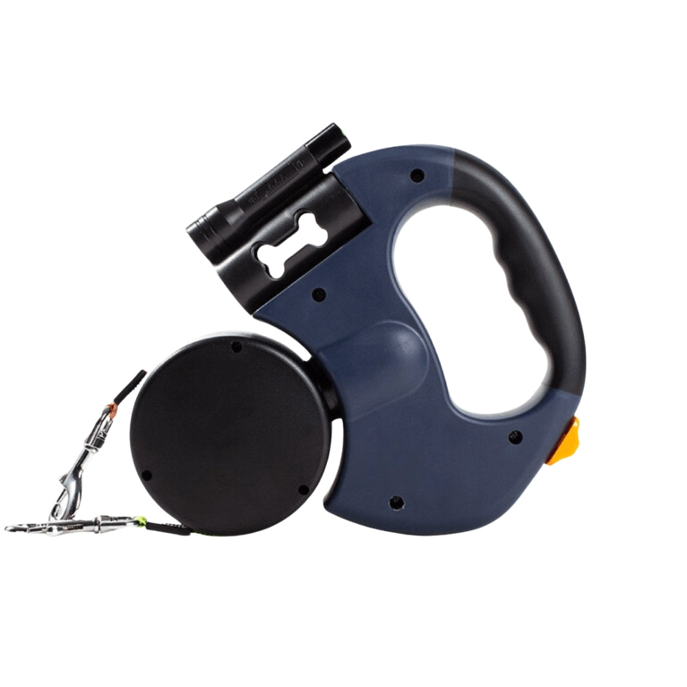 PawBright – Dubbelt Hundkoppel med Inbyggd Lampa