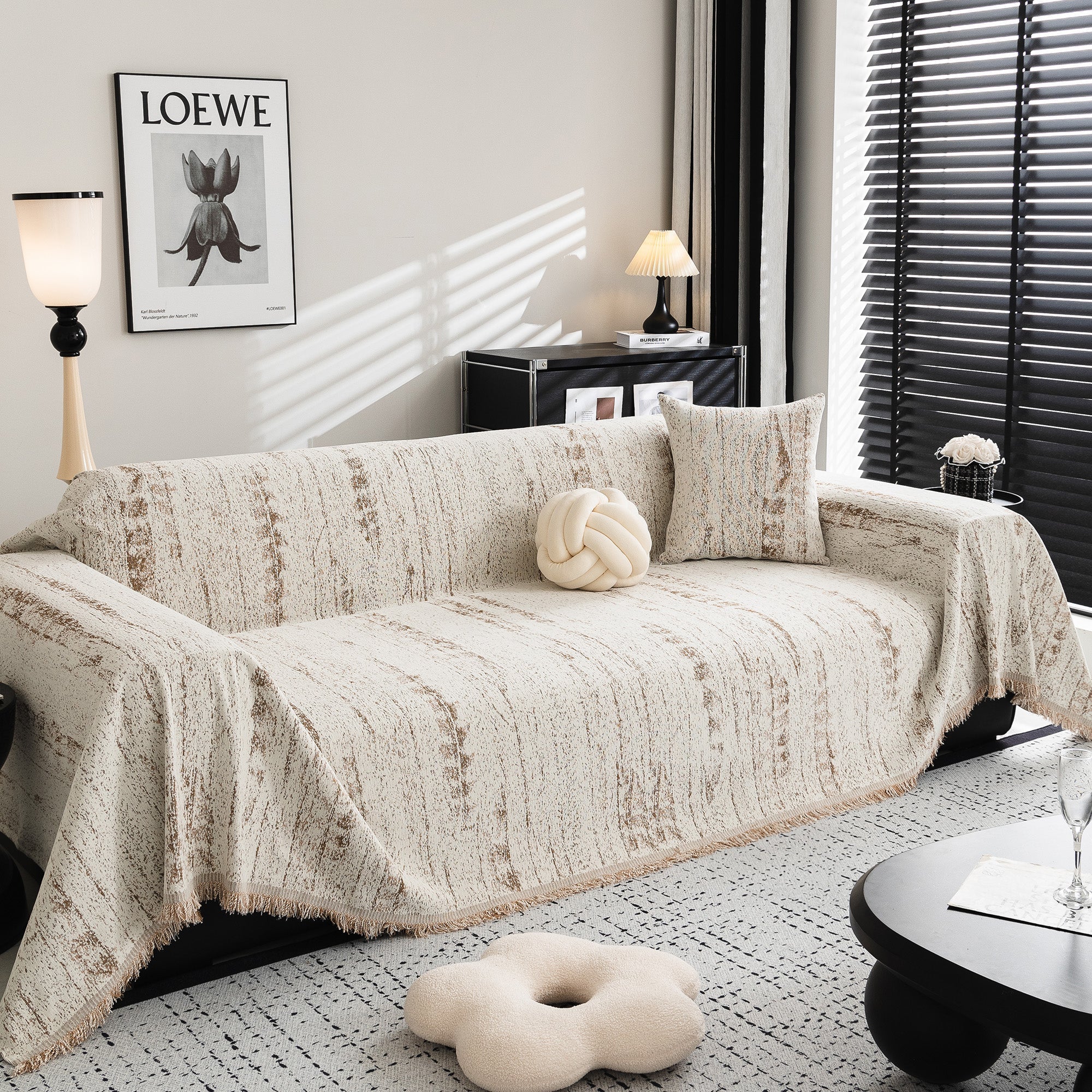 Samtida Canvas Sofföverdrag - Modernt, Stiligt & Hållbart Soffskydd