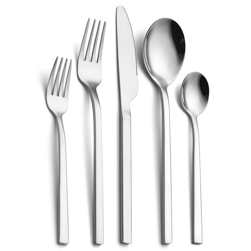 Bestickset Rostfritt Stål Modern Silver 30 delar