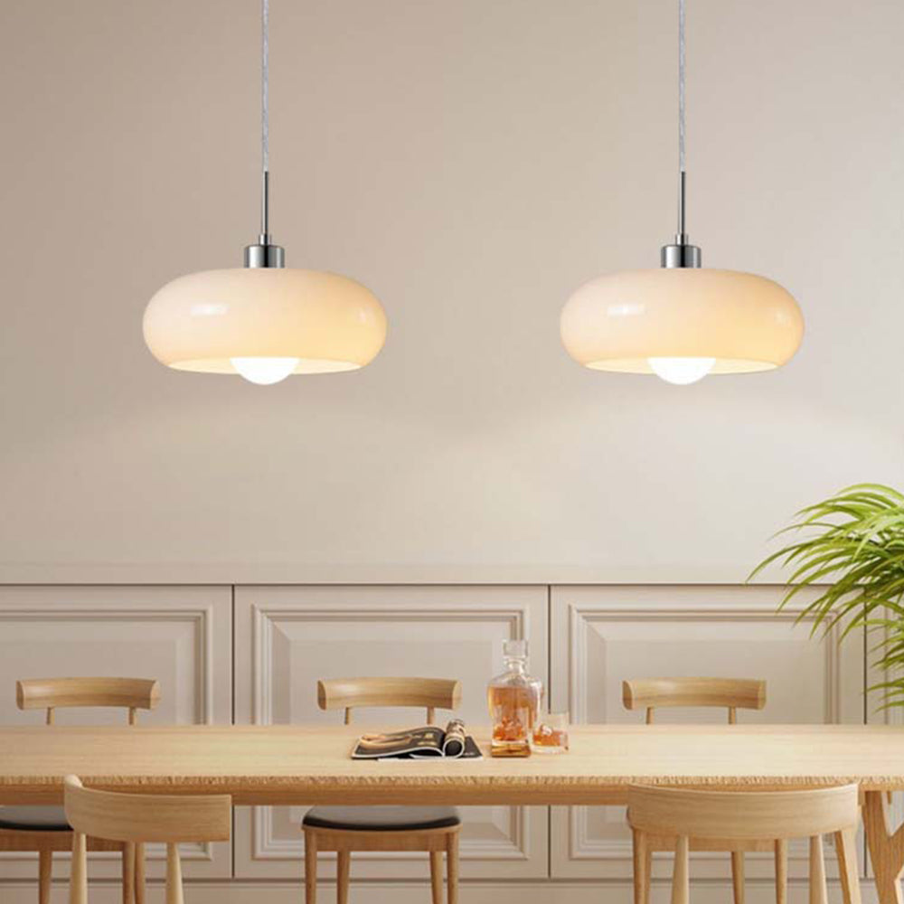 Hailie Modern LED Taklampa Orange/Vit Metall/Glas Vardagsrum/Sovrum