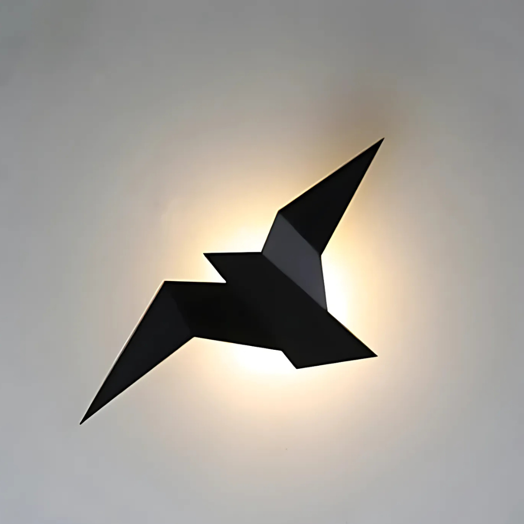 Akaru Origami | Skulptural LED Vägglampa i japansk design