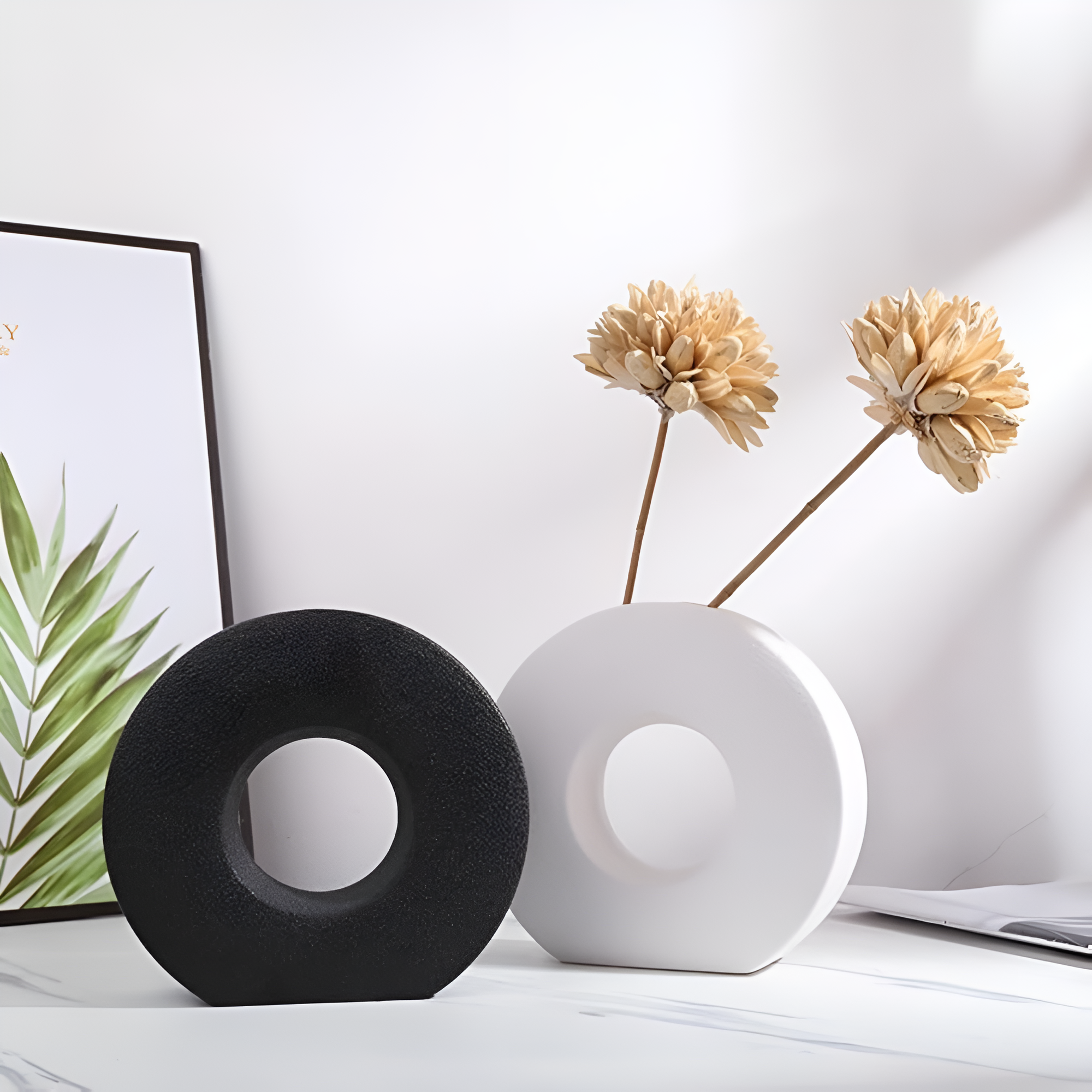 Nordic minimalist style ceramic vase