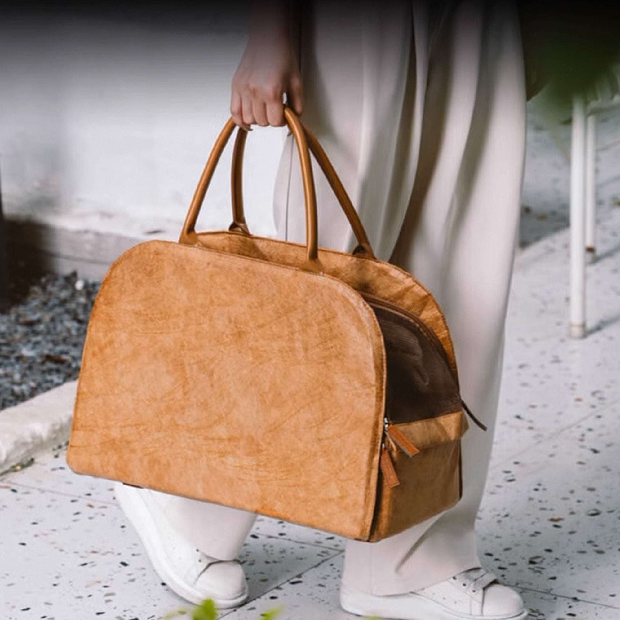 Bärbar Husdjurs Resväska – Lätt, Andningsbar & Säker för Små Husdjur