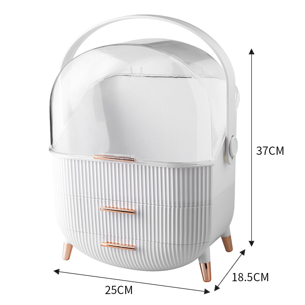 Makeup Storage Organizer med lådor - Kosmetisk bordsskåp
