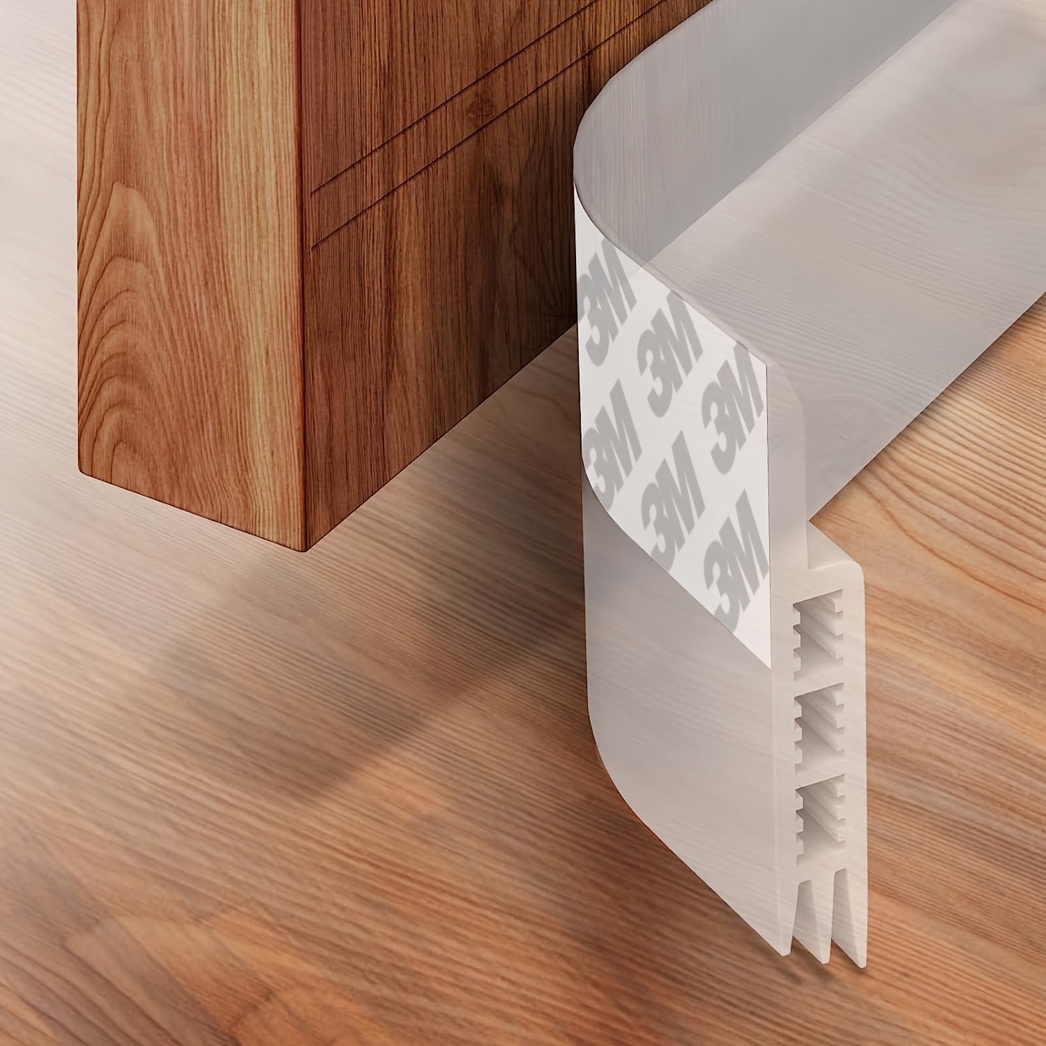 Draft Stopper för Dörr - Silikon Dörrsvep med Stark Adhesiv och Ljudisolering