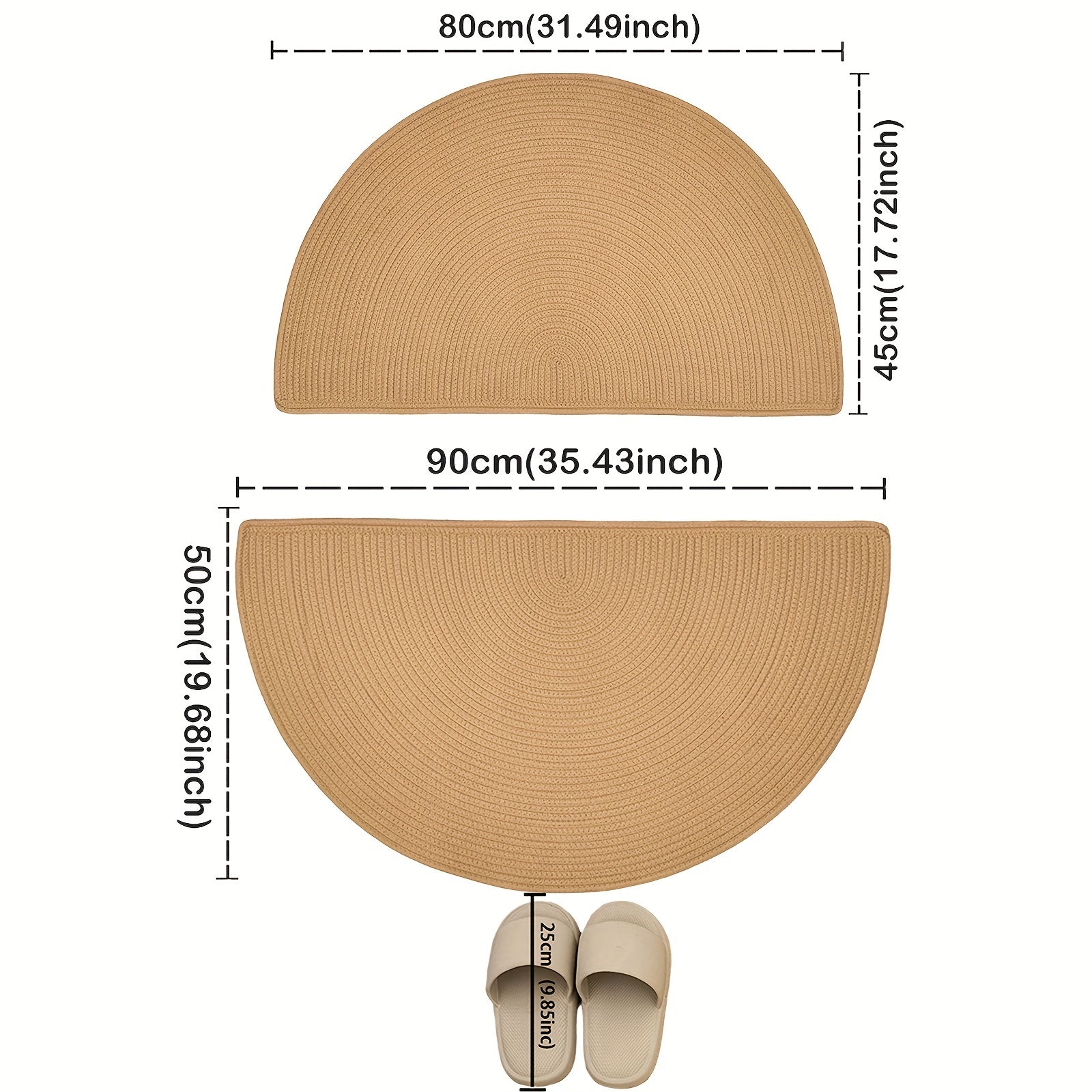 Boho handvävd badmatta – Perfekt för ditt badrum eller entré