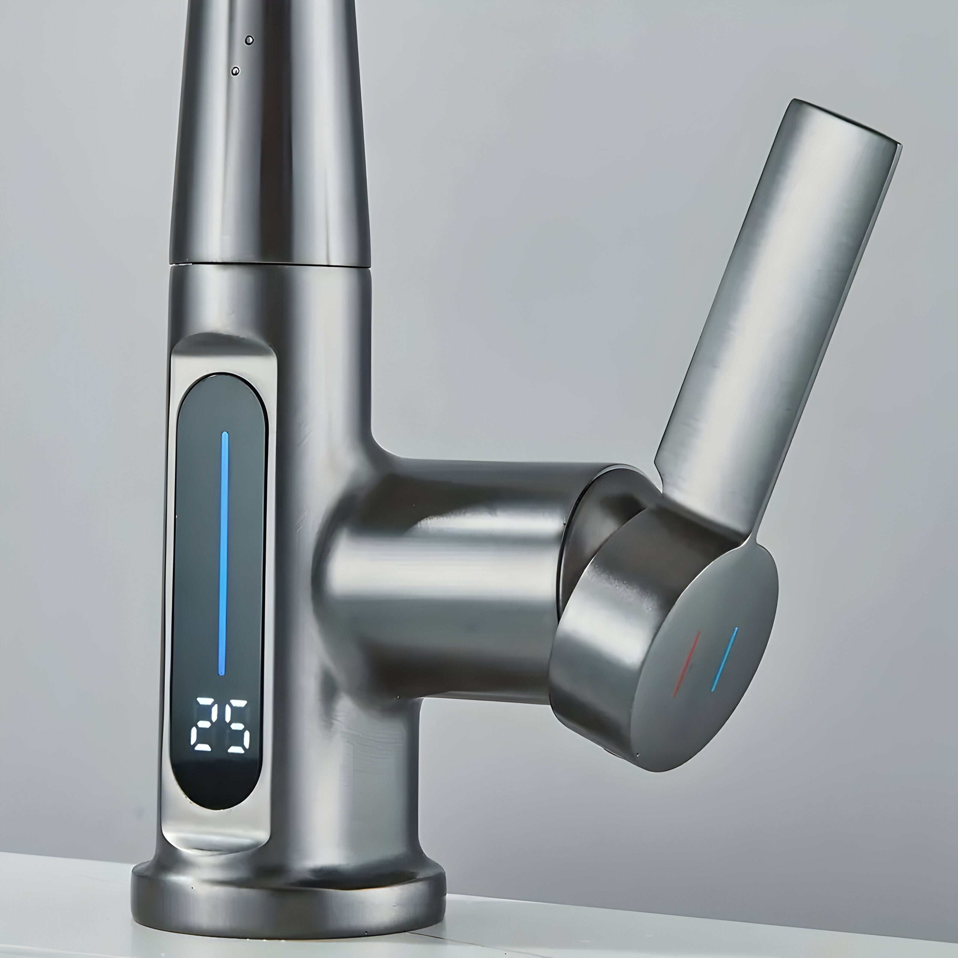 AquaForge - Trestegs rostfritt stål kran