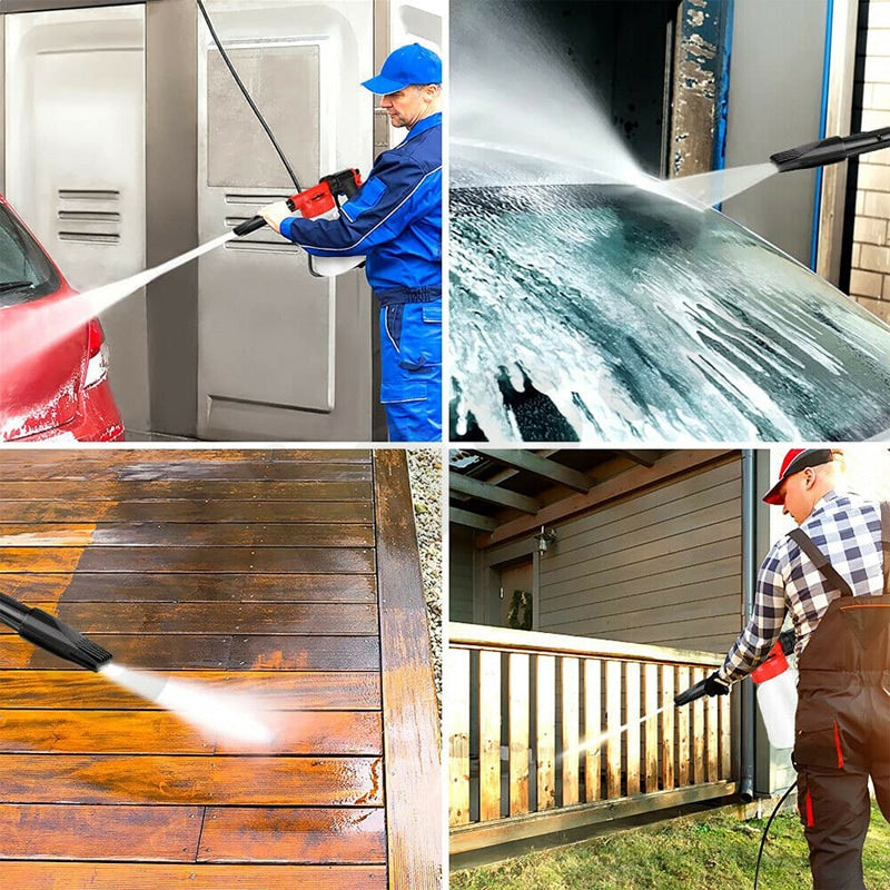 SkumSpray med högtrycksmunstycke – Effektiv rengöringspistol för trädgård och hem