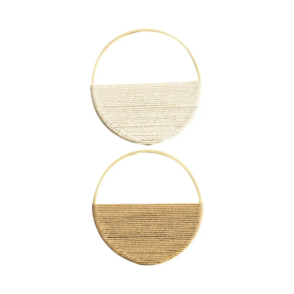 Dreamy Déco - Makramee drömfångare Boho-väggdekoration