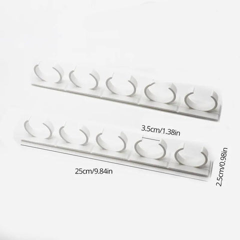 Carvallo - Väggmonterad självhäftande stativ för organiserad förvaring av örter och kryddor