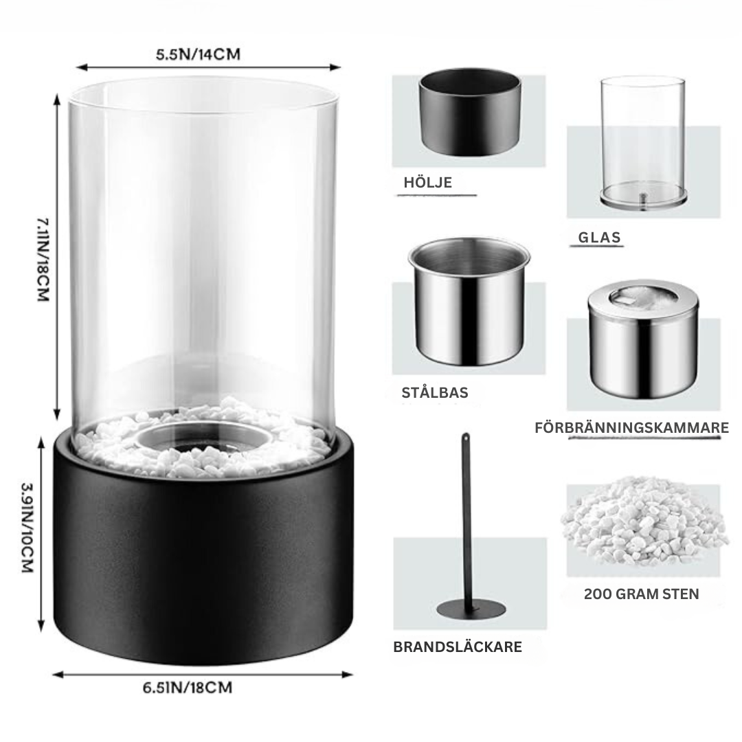 AuroraFlame – Förtrollande oljelampa i antik stil