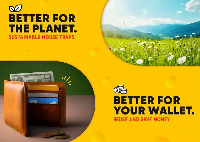 Royallure Human Musfälla 4-Pack – Ingen beröring, Barn & Husdjursäker, Enkel installation