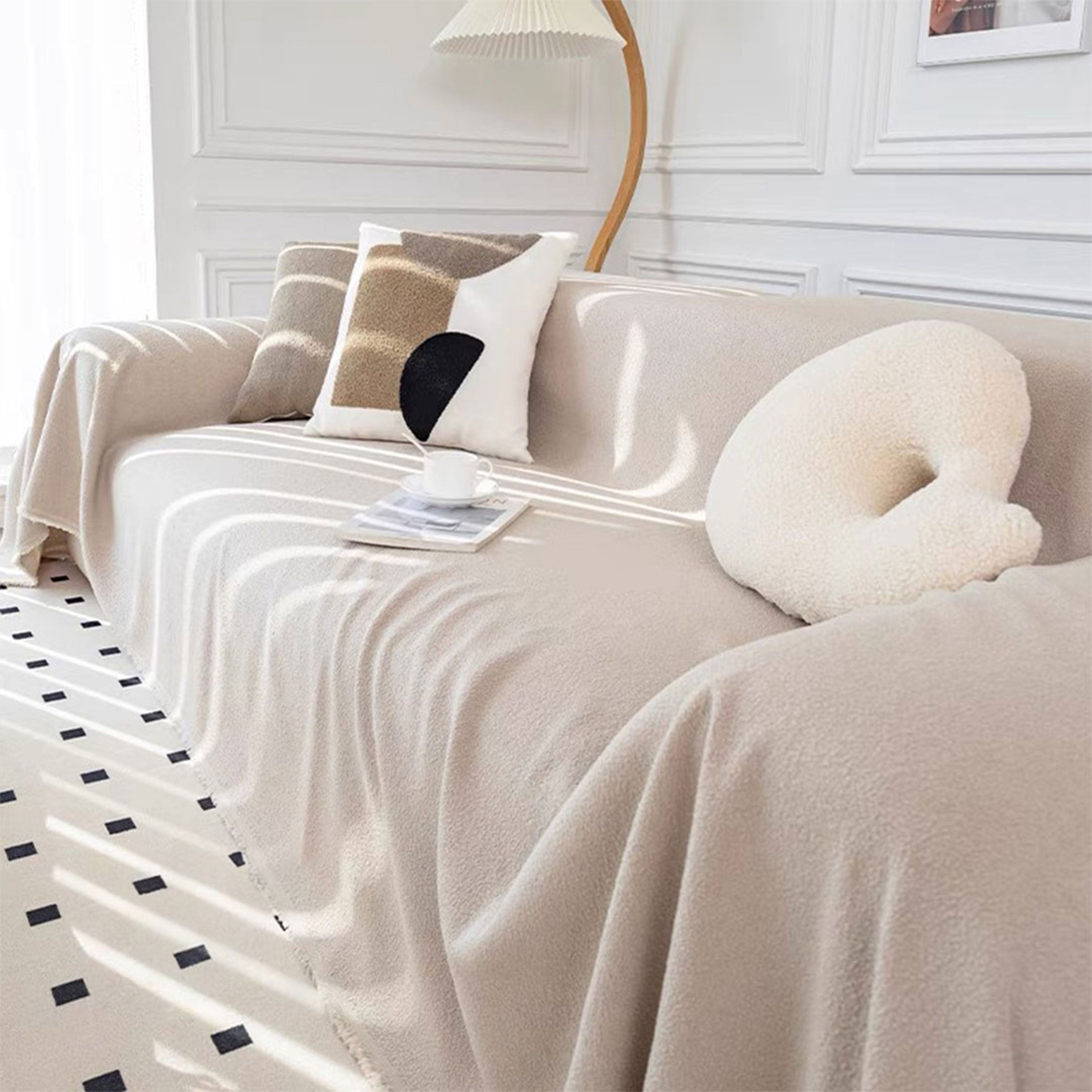 Mysig vinterstil sofföverdrag - Modern, stilren och hållbar soffskydd