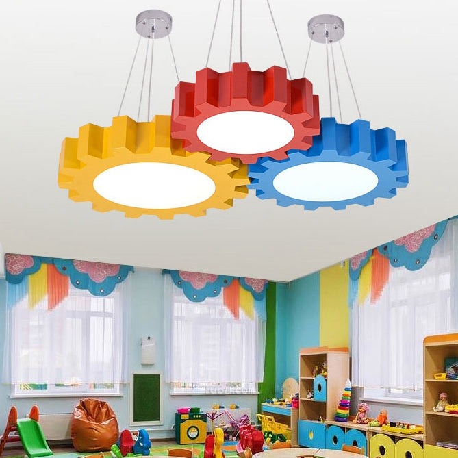 Lekfull LED Hänglampa för Barn - Akryl & Glada Färger