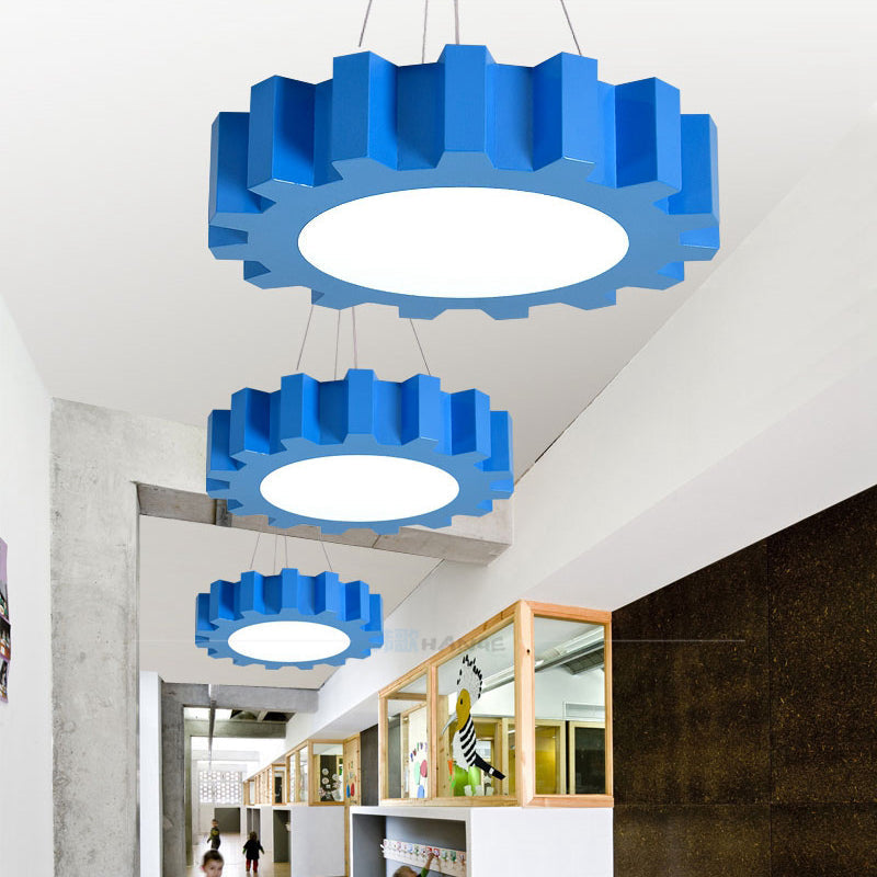 Lekfull LED Hänglampa för Barn - Akryl & Glada Färger