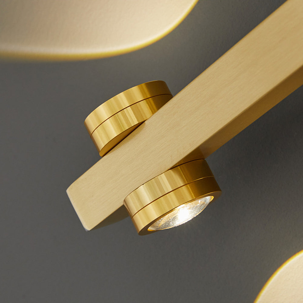 Freja - Modern LED Vägglampa, Svart/Guld, Badrum, Metall