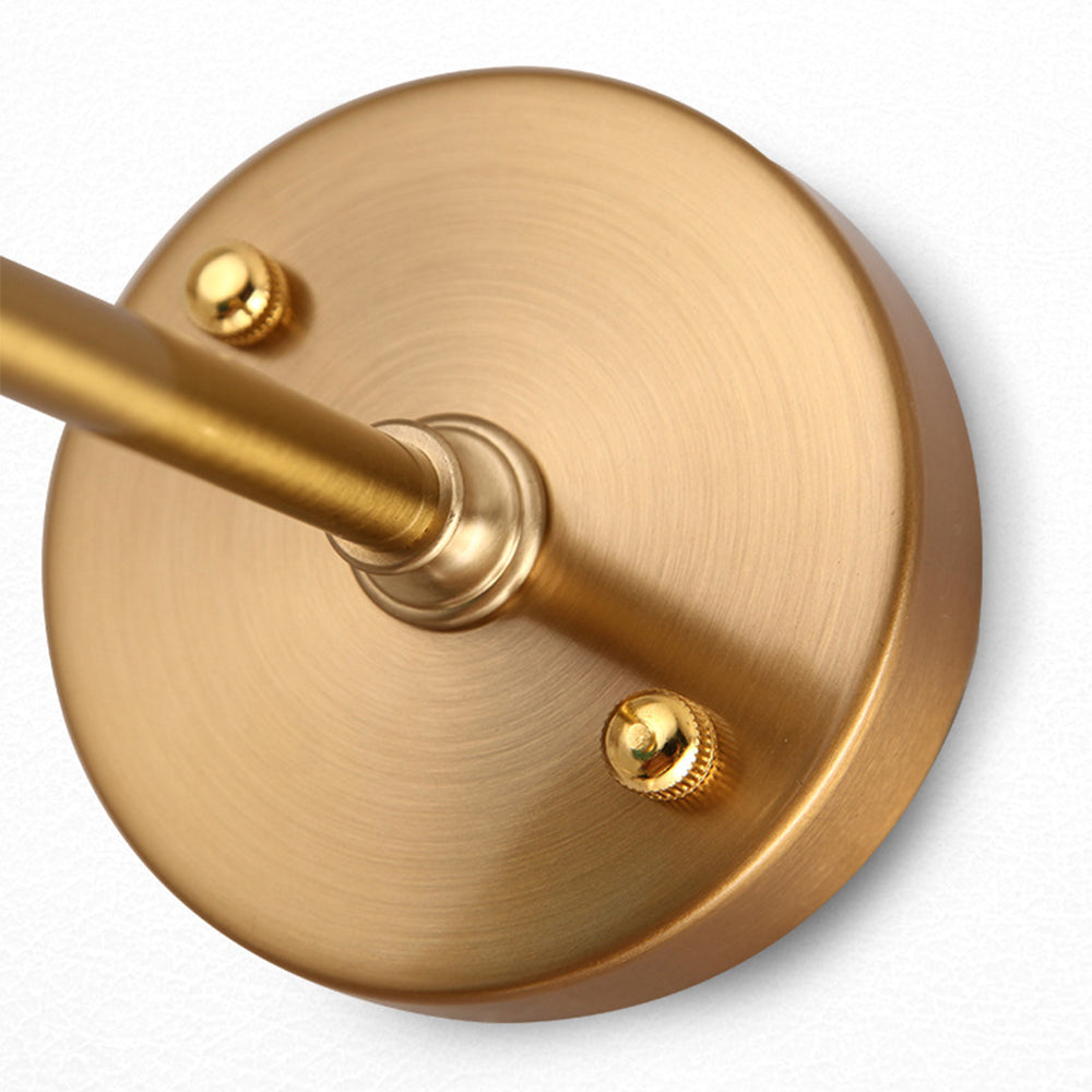 Modern Glas Vägglampa | Enkel Glödlampa | Metall Väggljus | 7.8 x 7.5 tum | Brick by Brick