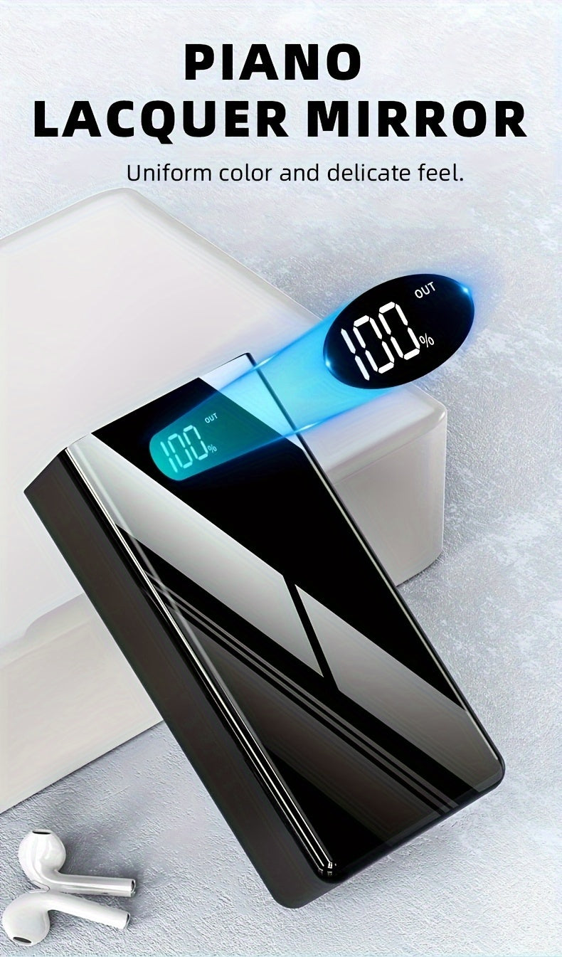 50000mAh Power Bank Snabb Laddning LED Display Ficklampa