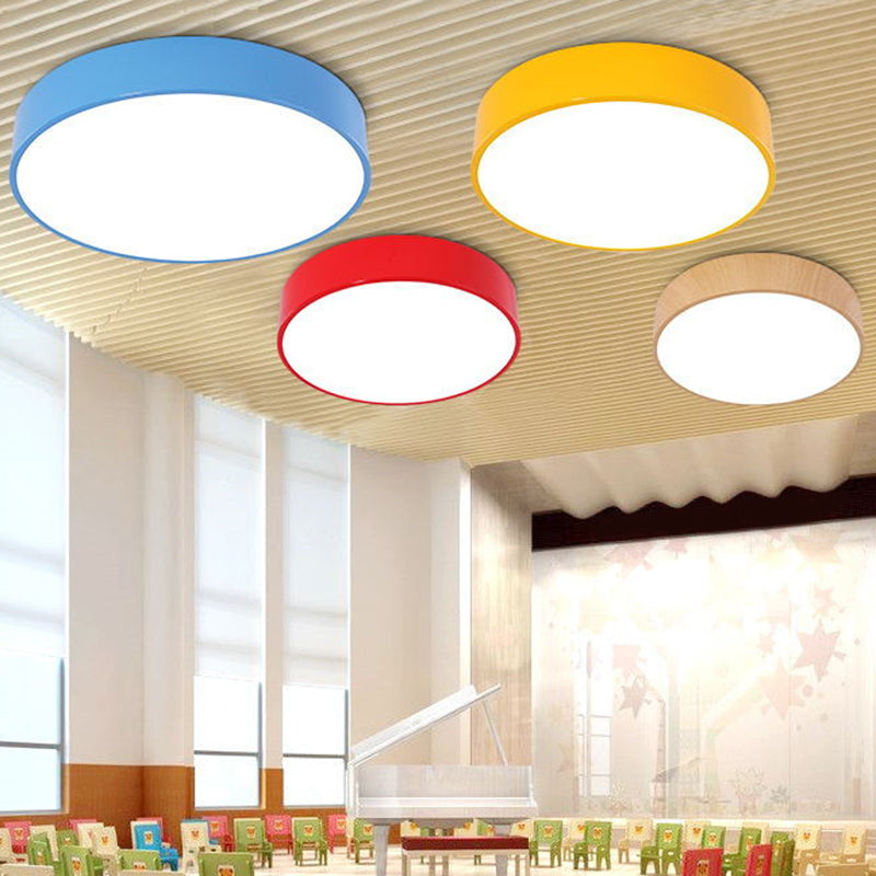 LED Taklampa Barn Rund - Färggd Design