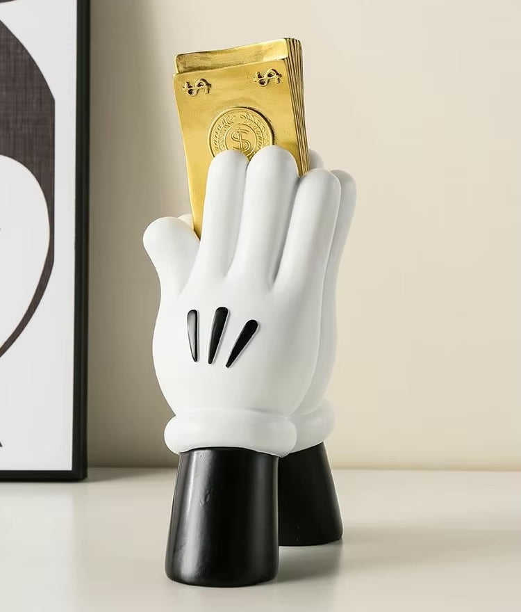 Tecknad handgest dekorativ konstartikel för unik heminredning