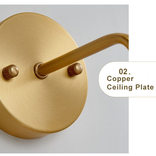 Aquarius - Modern vägglampa med vattenrippleglas och kupolform