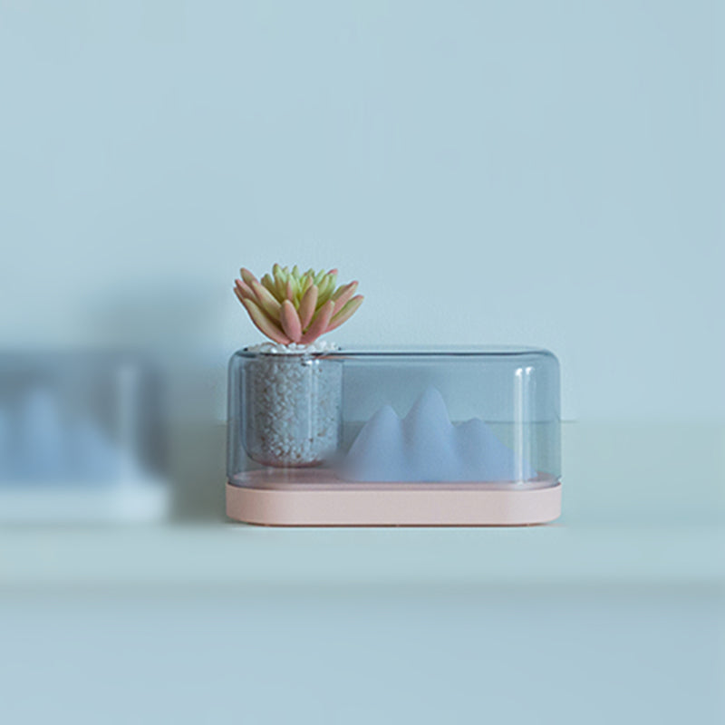 MountainLight - Konstnärlig Uppladdningsbar LED Bordslampa med Förvaringskopp