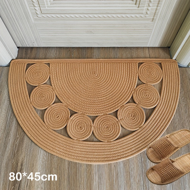 Boho handvävd badmatta – Perfekt för ditt badrum eller entré