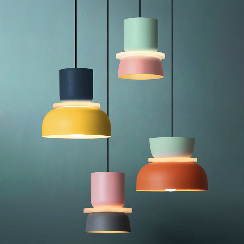 Färgglad Modern LED Hänglampa Macaron Stil