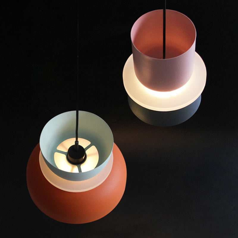 Färgglad Modern LED Hänglampa Macaron Stil